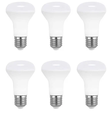 R63 6W LED Reflector Spotlight Bulb Warm White E27 ES Screw 40W Replacement
