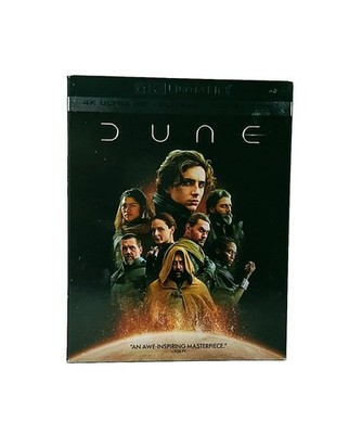 Dune (Ultra HD, 2021) 3 Disc Custom Bundle 2 Blu Ray + 1 UHD Disc 