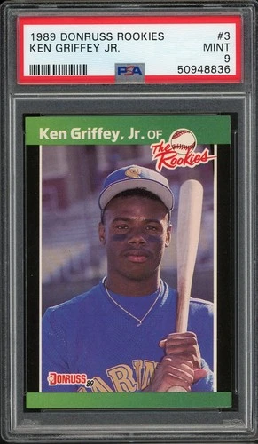 1989 Ken Griffey Jr Donruss the Rookies #3 RC PSA 9 ***CENTERED***