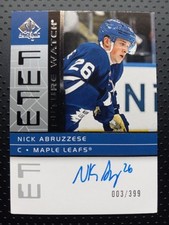 2022-23 SP Authentic Retro Future Watch Auto #RFWA2-NA Nick Abruzzese 3/399