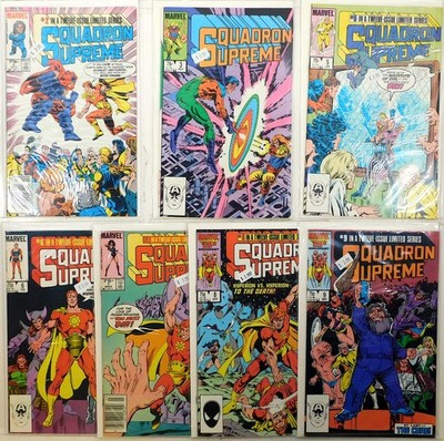 Squadron Supreme Lot of 7 #2, 3, 5, 6, 7, 8, 9 (1985) Marvel Comics 1st Print