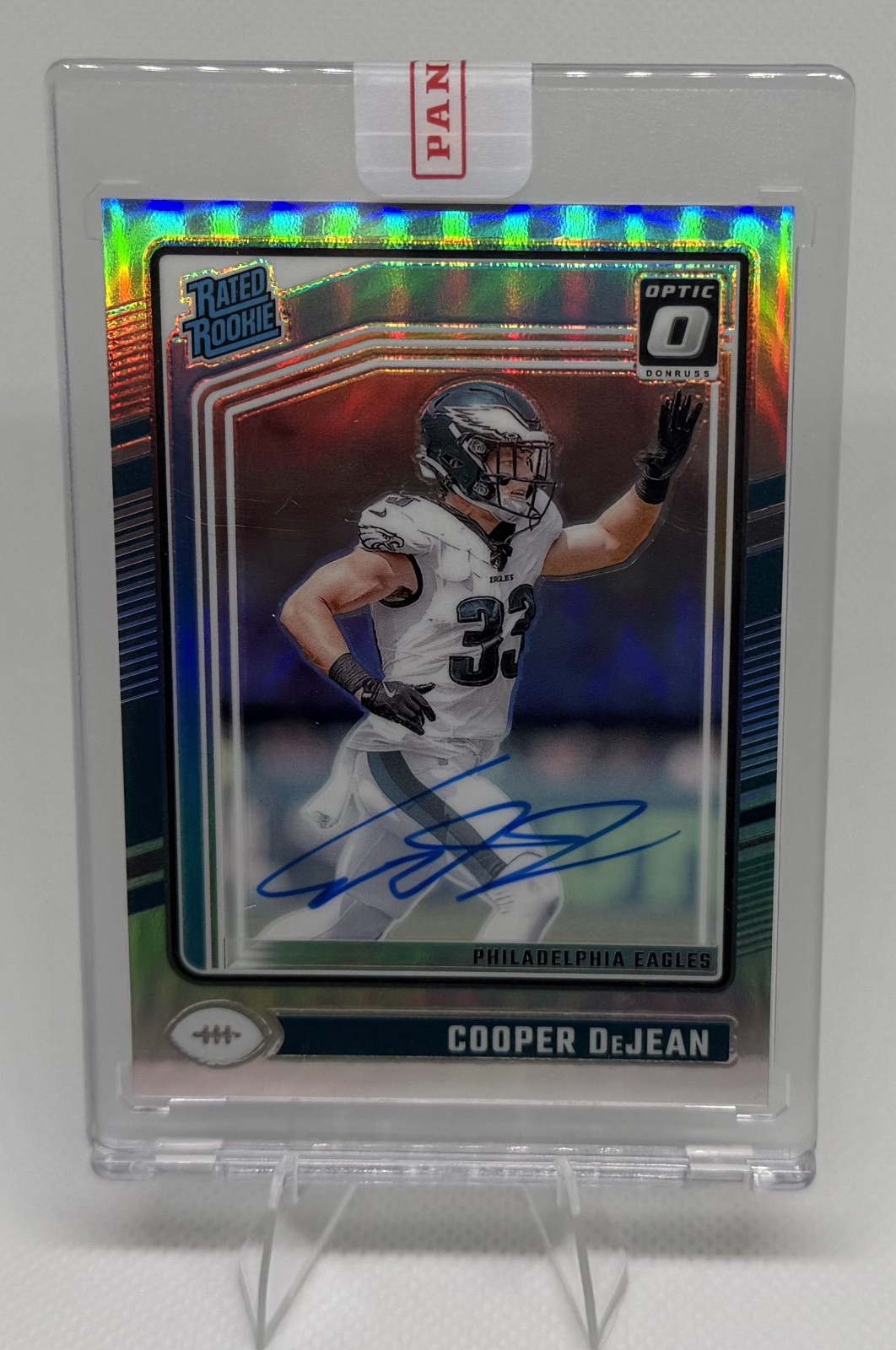 2024 Panini Donruss Optic Rated Rookie Auto Cooper DeJean Silver /150