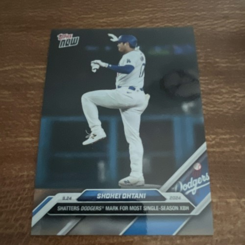 Topps Now Base Set Shohei Ohtani #750 2024 Dodgers Shatters Mark XBH