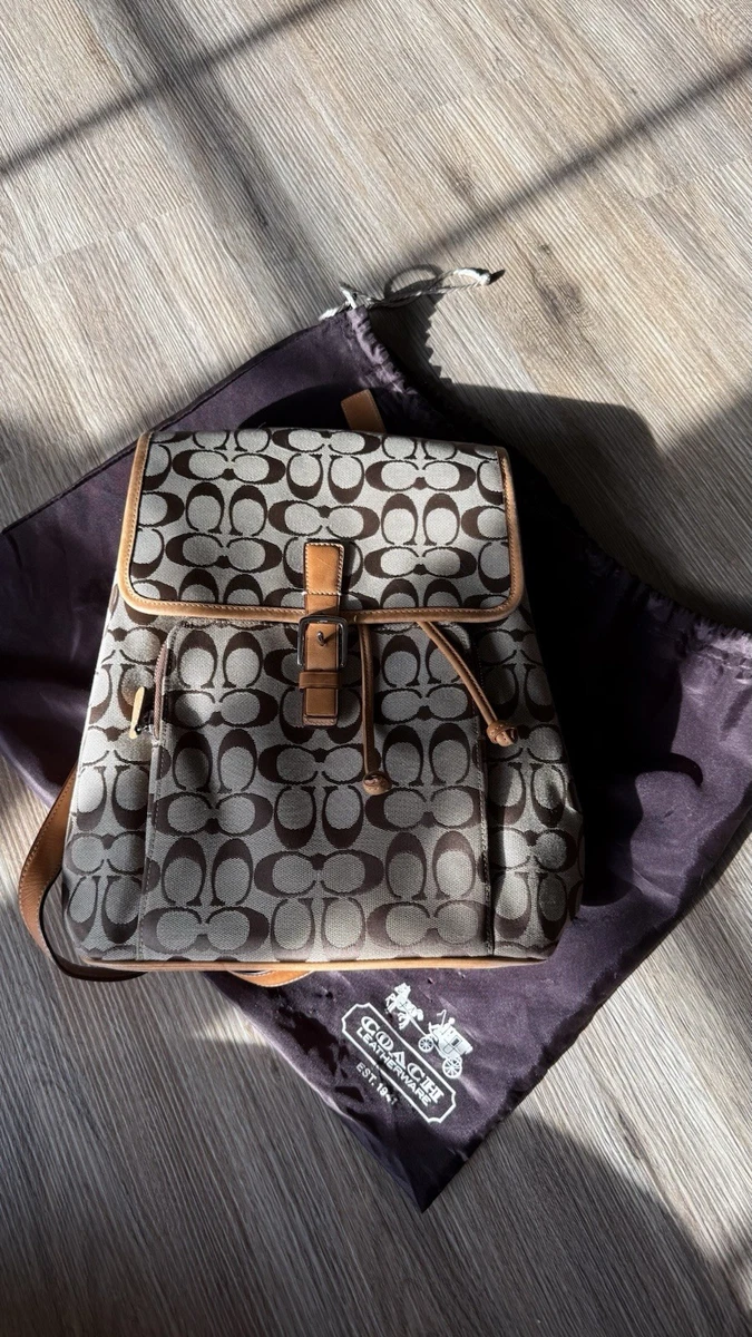 Coach Drawstring Backpack Bags & Handbags for Women for sale | eBay