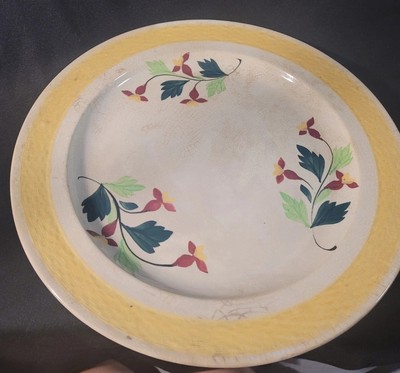 Rare Vintage William Adams & Co 12 3/8 Porcelain Platter Tunstall England
