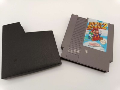 Super Mario Bros. 2 NES Nintendo Original Modul PAL NOE + Nintendo Schutzhülle