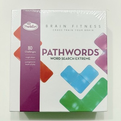 ThinkFun Brain Fitness Pathwords Word Search Extreme 2014 SEALED New in Package