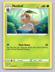 Nuzleaf 012/196 Uncommon Lost Origin