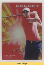 2021 Upper Deck Goodwin Champions Goudey Platinum Red Matthew Wolff #G7 READ 7l6