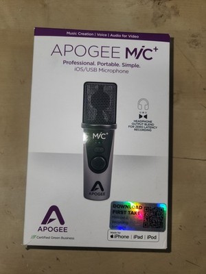 Apogee MiC Plus - Studio Quality USB Microphone with Cardioid Condenser Mic C...