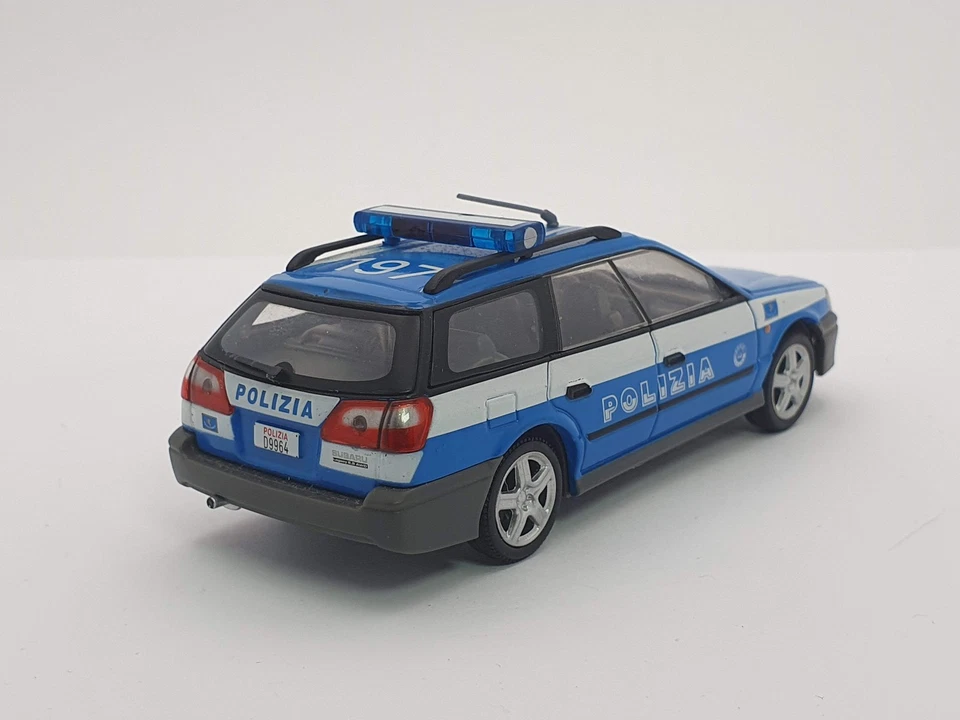 Subaru Legacy SW Polizia Edicola 1/43 - Immagine 3 di 4