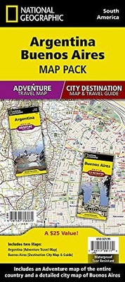 Nat Geo Maps Argentina, Buenos Aires (Map Pack) (Map)