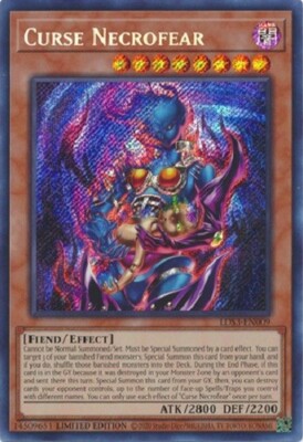 yugioh curse necrofear deck Yugioh - Curse Necrofear Limited Edition Secret Rare NM - Free Holographic  Card
