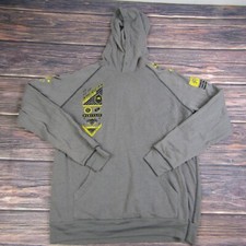American Fighter Mens Medium Gray Hoodie Sweater Training Gym Workout
