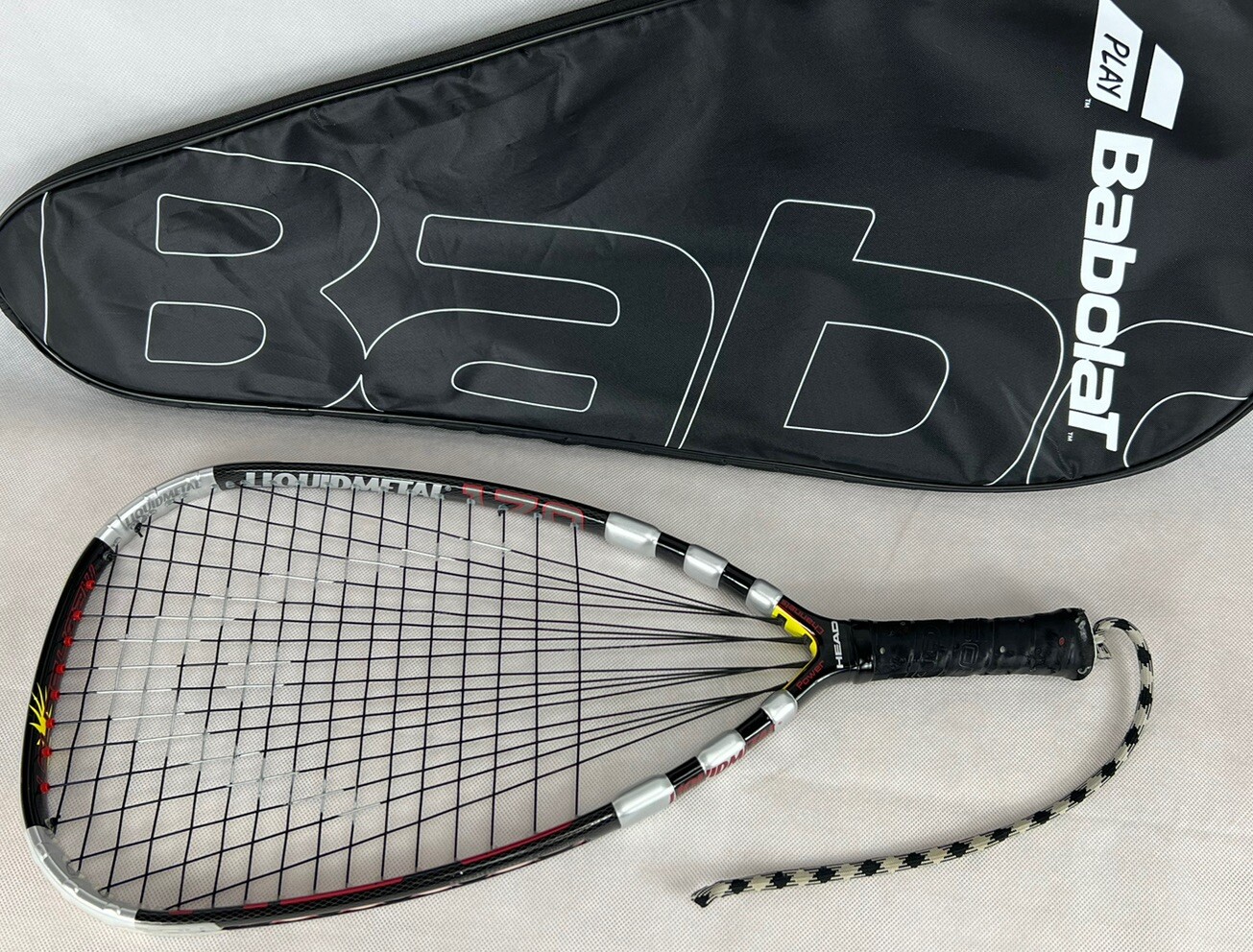 Head Liquidmetal 170 Mega Blast Racquetball Racquet With Babolat Case
