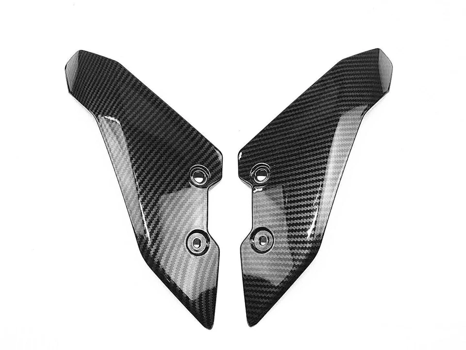 Carenado del panel lateral del parabrisas de fibra de carbono para Yamaha FZ10 MT-10 2016-2021 Foto 4 de 4