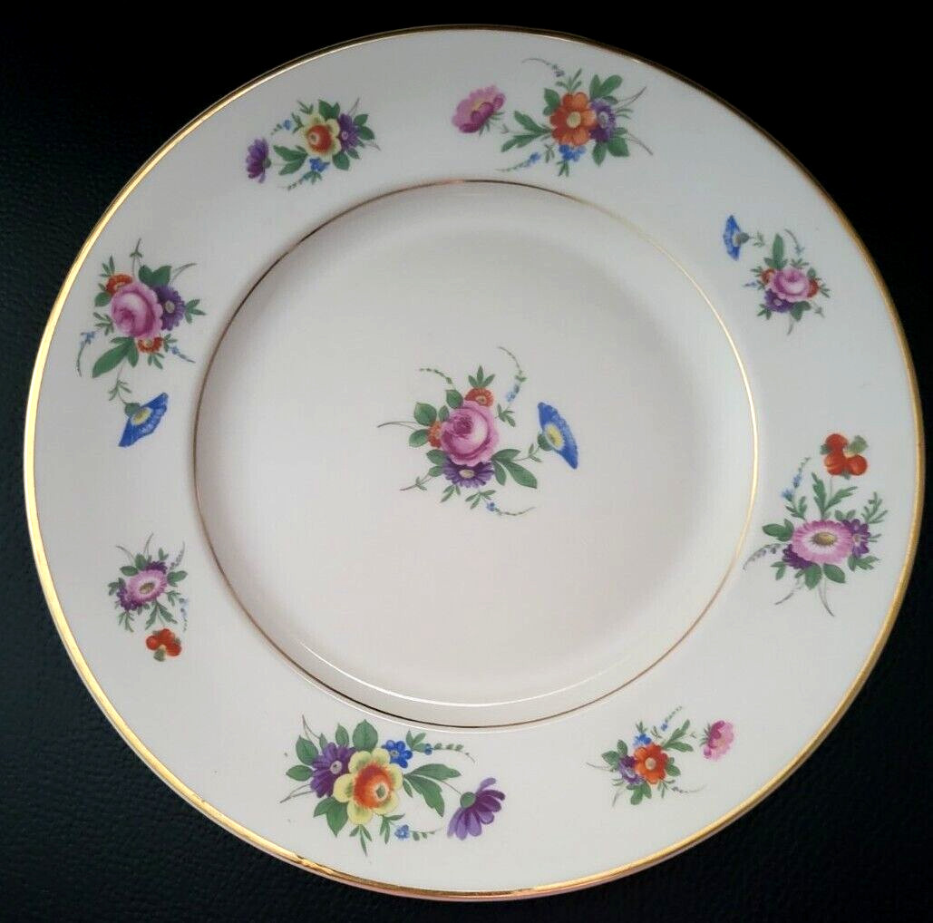 Set Of 2 Vtg Syracuse China Old Ivory Selma Dinner Plates 9 3/4