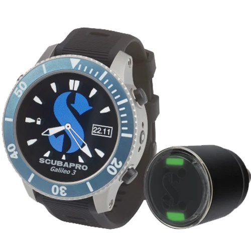 Scubapro Galileo 3 Ti G3 Titan Computer Subacqueo Con Smart + Pro Trasmettitore