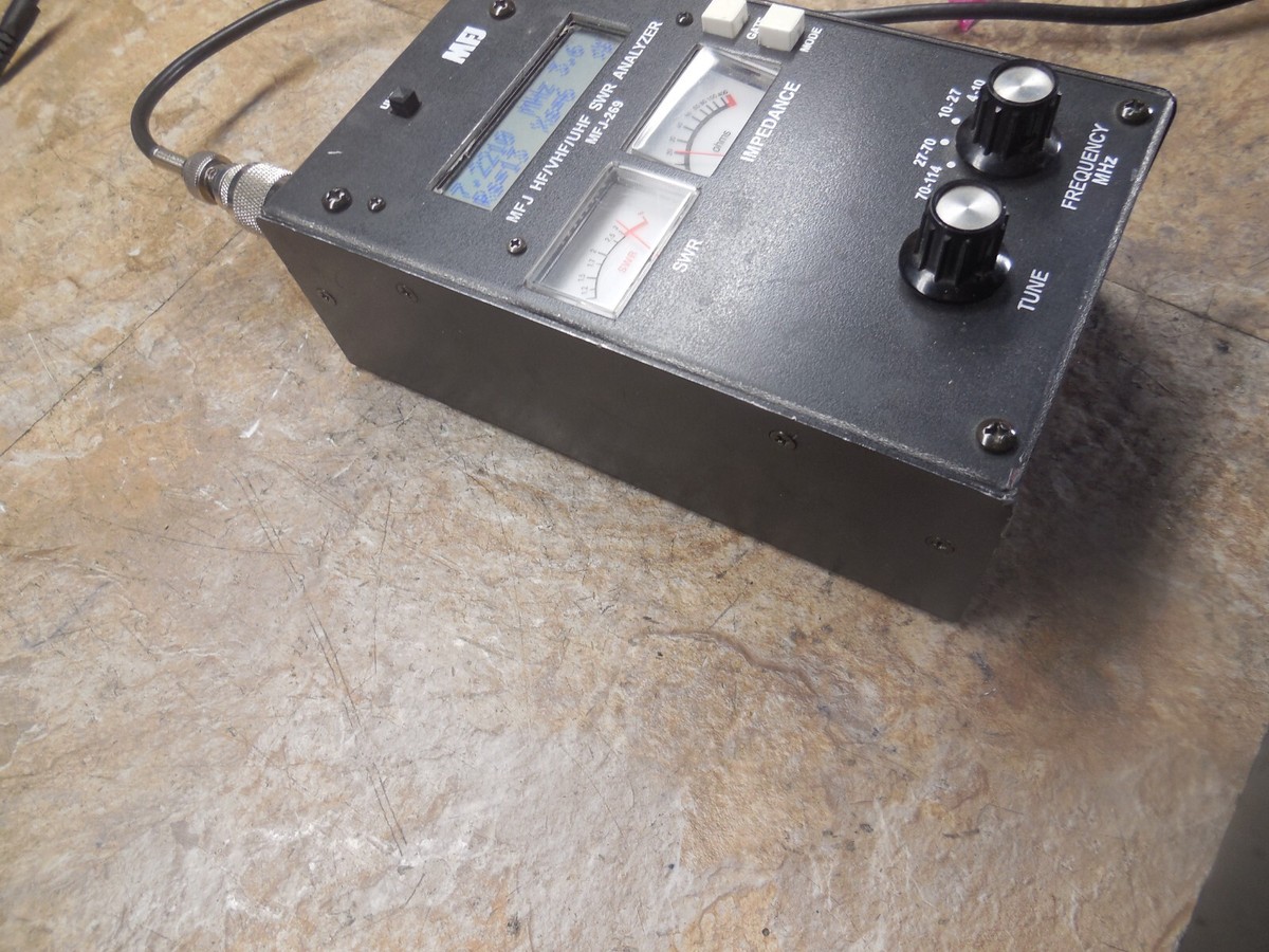 MFJ-269 Antenna Analyzer HF VHF UHF Ham *Works* *AS-IS No