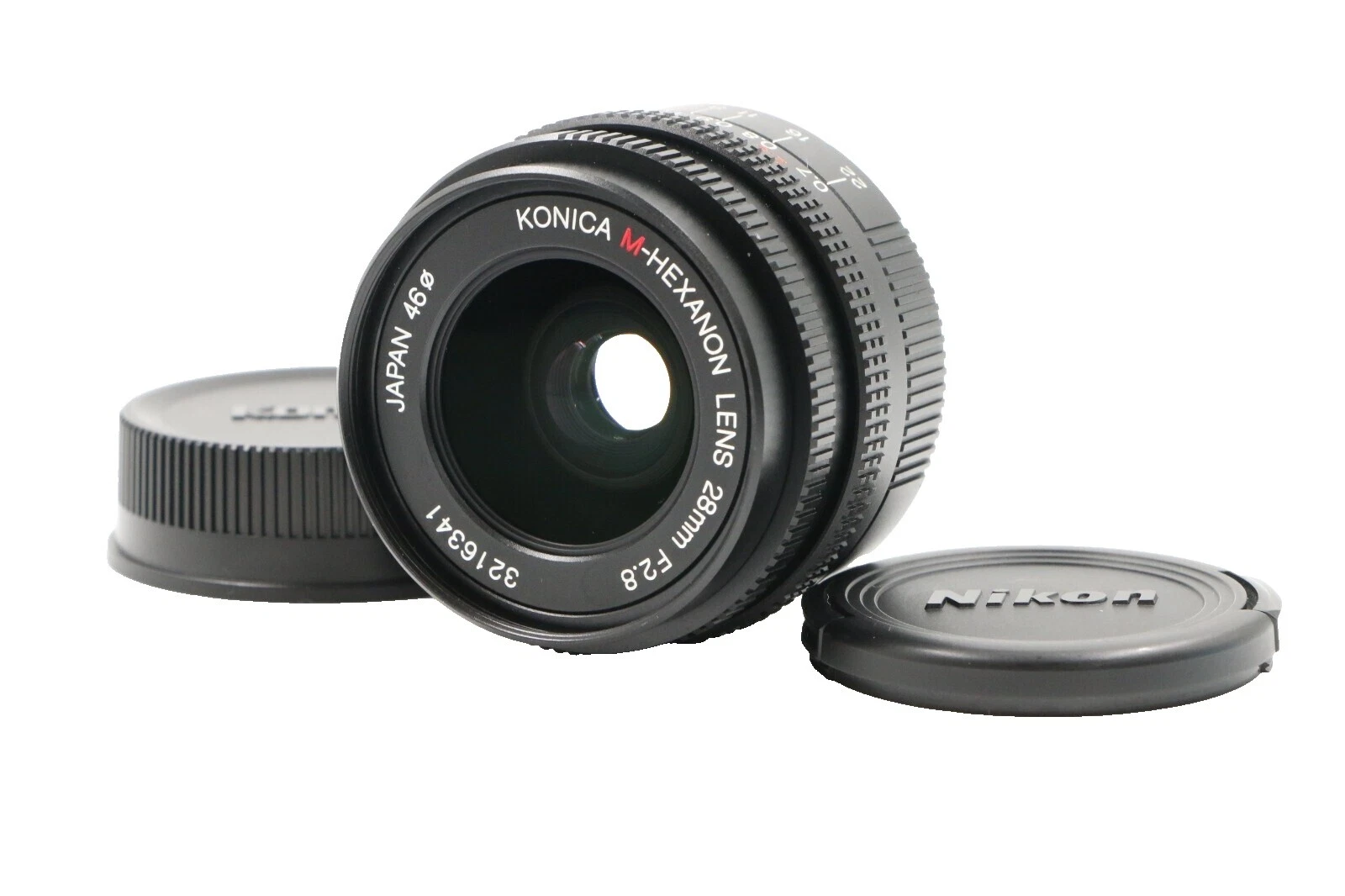 Lentes de cámara de enfoque manual Konica Minolta 28mm Focal