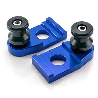 Bobbins Adapter CNC Alu passend für Yamaha Tenere 700 blau