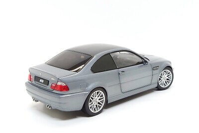 Norev 1:18 BMW M3 CSL (E46) in Silver Grey Metallic | eBay