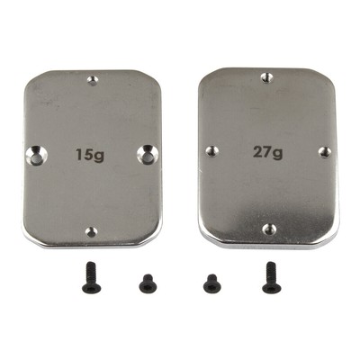 Team Associated B64 FT Steel Chassis Weights, 15g, 27g / AE92101