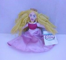 New Disney Store Exclusive Princess Aurora 10" Mini Bean Bag Plush