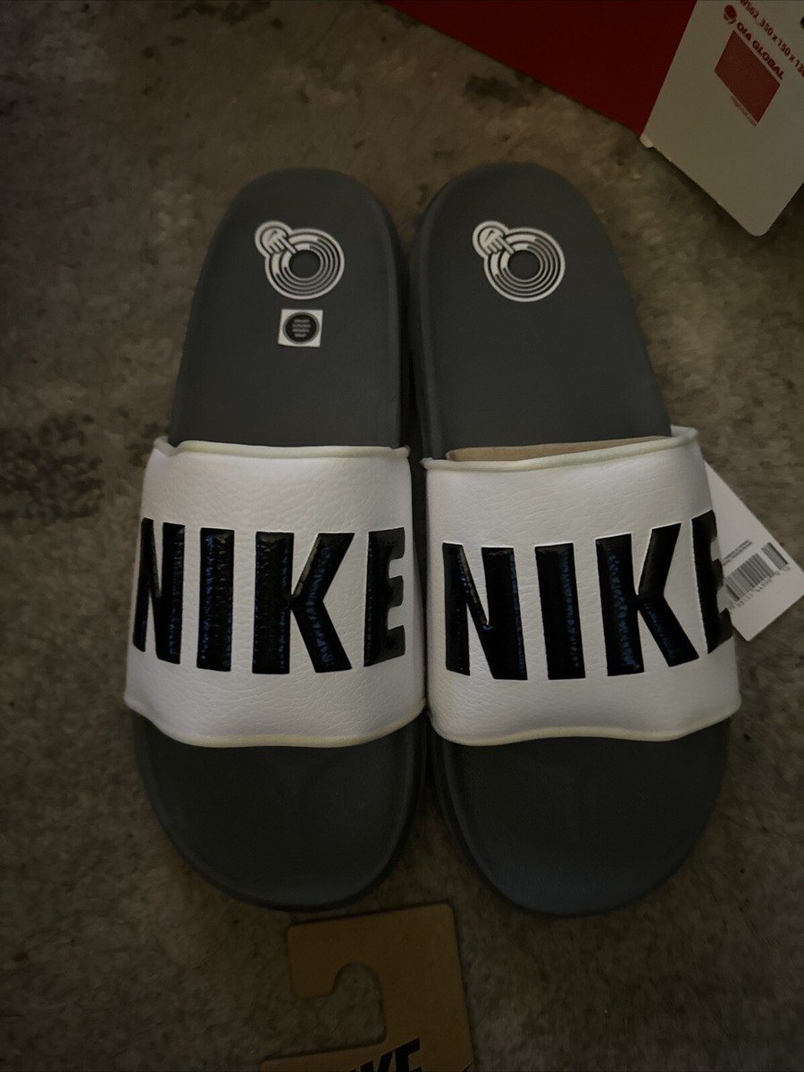 Men's Nike Offcourt Slide Dark Grey/Black-White (BQ4639 001