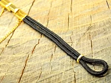 WBHQ Butterfly Clasp Stainless & Nylon Loop End Vintage Unused NOS Watch Band