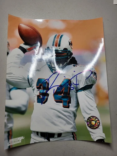 Ricky Williams Miami Dolphins 8x10 Signed Good Shape Free Shipping
