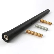 6 3/4" Antenna Mast - Fits Chevrolet Silverado 1500 2006-2023 with Black 