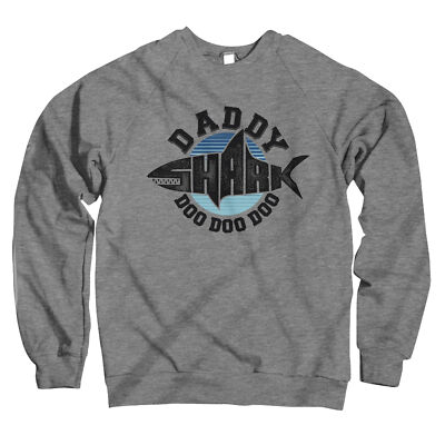 Herren Pullover Sweater Daddy Shark Doo Doo Lied Funny Spruch DS18720SW