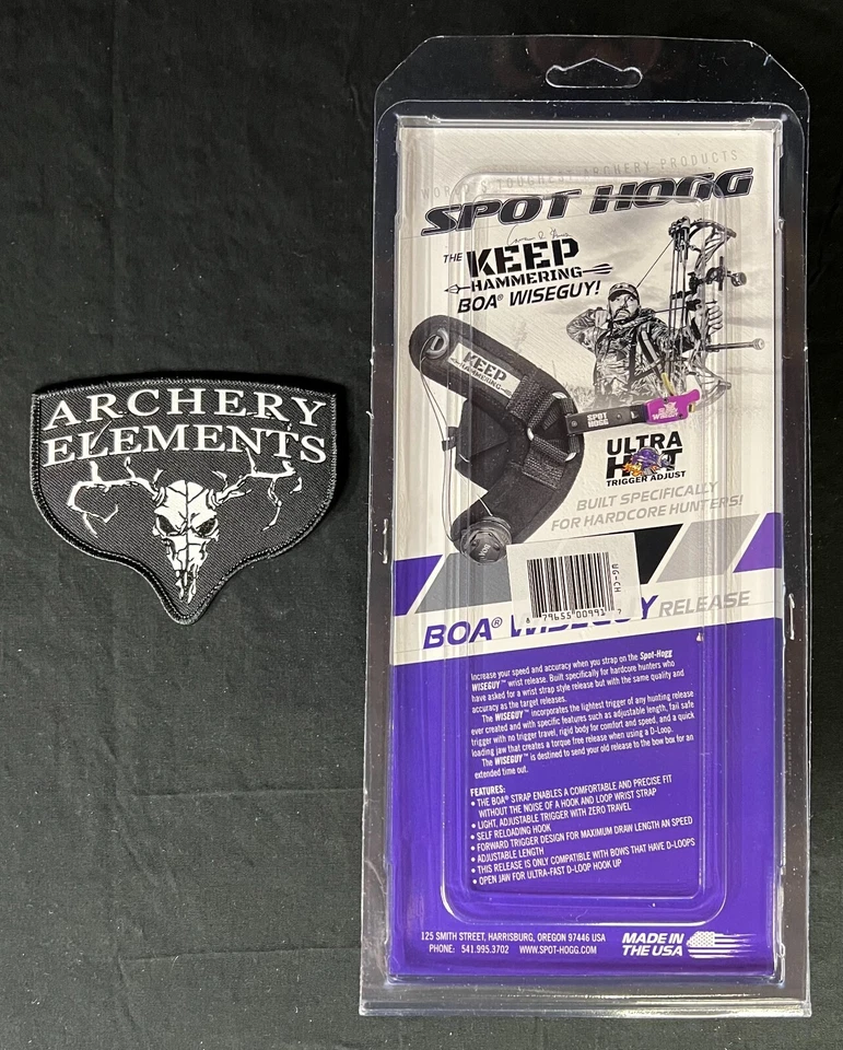 Spot Hogg Wise Guy Release BOA Strap Cameron Hanes Keep Hammering Edition New - Image 2 of 2