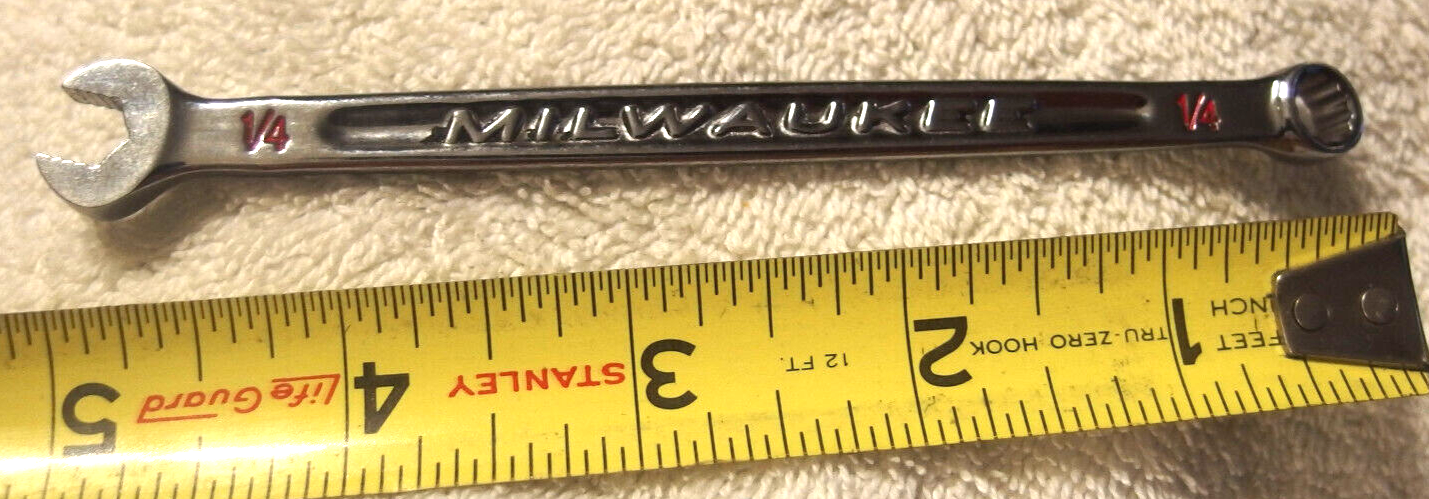 Milwaukee 45-96-9408 1/4-Inch SAE Combination Wrench Tool