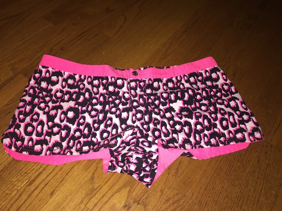 OP Ocean Pacific Beach Dri Fit Bathing Suit Cover Up Shorts Women's SZ M 10-12 - Image 4 of 4