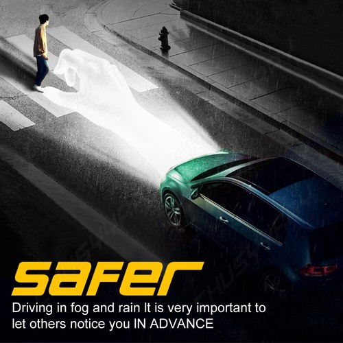2 Super LED headlight bulb for Honda Motorcycle 2002 VT1100C2 AC SHADOW SABRE - Foto 3 di 11