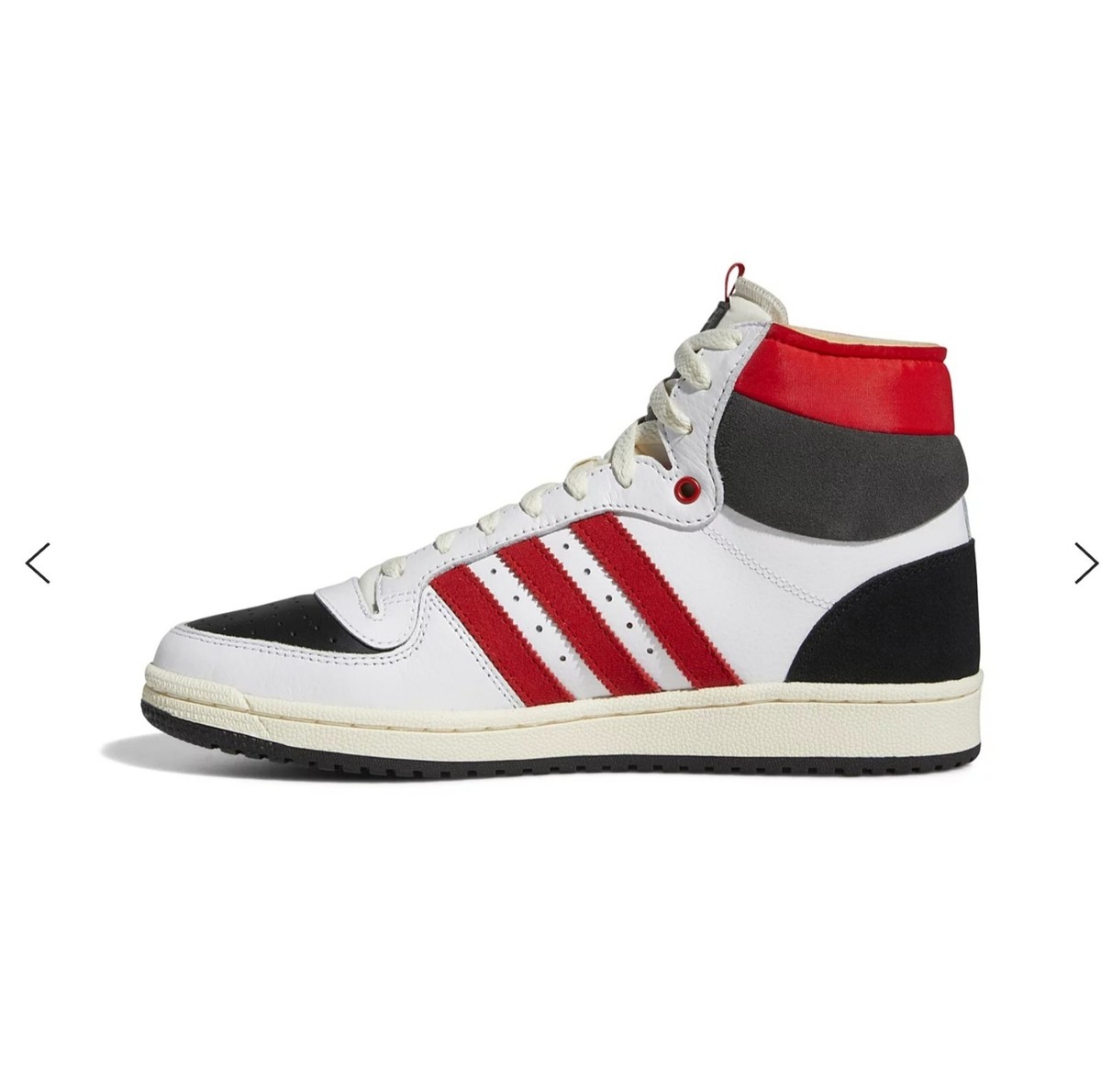Mens Adidas Top Ten RB Basketball Shoes Sneakers White Red Black 