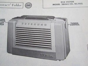 RCA 2BX63 RADIO PHOTOFACT
