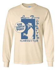 Lee Scratch Perry long Sleeve T-Shirt - Reggae Dub Roots - The Upsetter Almighty