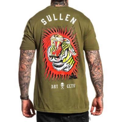 Sullen Art Collective Tigear Premium Mens T-Shirt Tattoo MMA Clothing