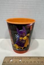 McDonald's Happy Meal Toy 2017 Lego Batman Movie Batgirl / Joker Orange Cup 5
