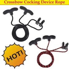 1X Archery Crossbow Rope Cocking Device String Aid Cocker Crossbow Shooting