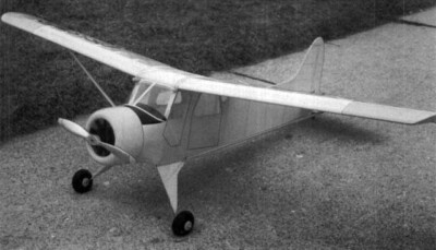 Electric Beaver 57'' Wingspan RC Model Airplane Printed Plans & Templates