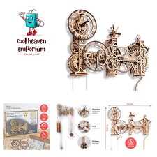 Steampunk Mechanical Clock Making Kit - Decorative Wall Clocks 3D Wooden Puzz...