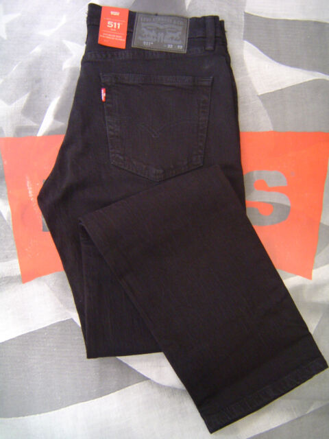 Levi's 511 Slim Jeans Mens Color Black 