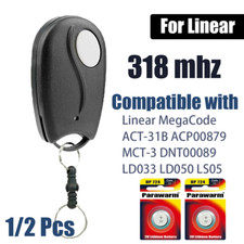 For Linear ACT-31B Megacode Garage Door Remote Transmitter 318MHz LD033 LD050