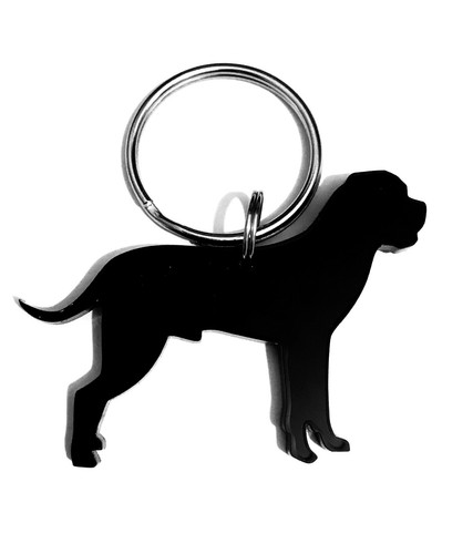 Llavero Cane Corso Perro Bolso Dije Regalo En Negro - Imagen 3 de 3