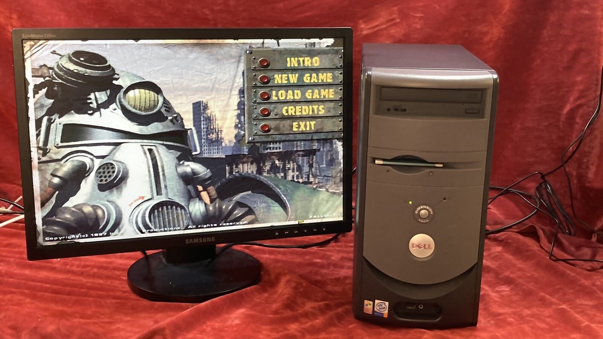 VINTAGE Dell Desktop PC Pentium 4 Windows 98se XP Dual Boot VINTAGE Dell Desktop PC Pentium 4 Windows 98se XP Dual Boot