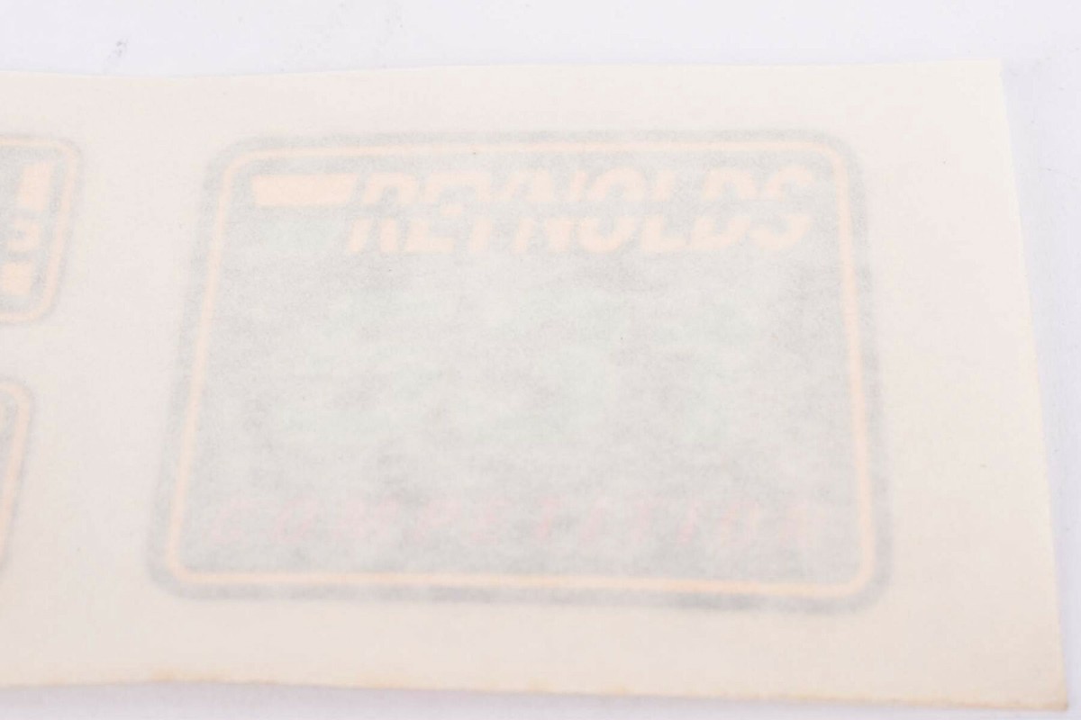 Lot De 40 Décalcomanies Reynolds 531 Pour Tubes – Transfert D’eau, NOS